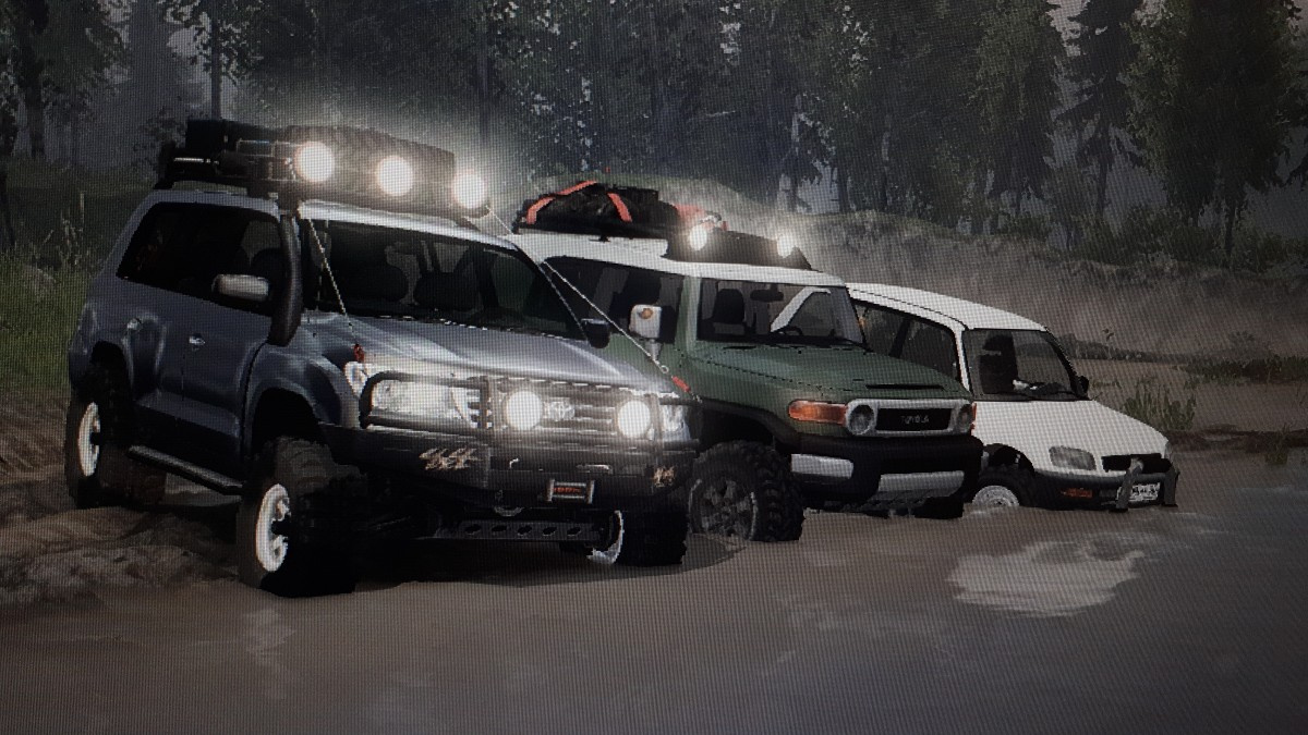 Toyoty w Spintires