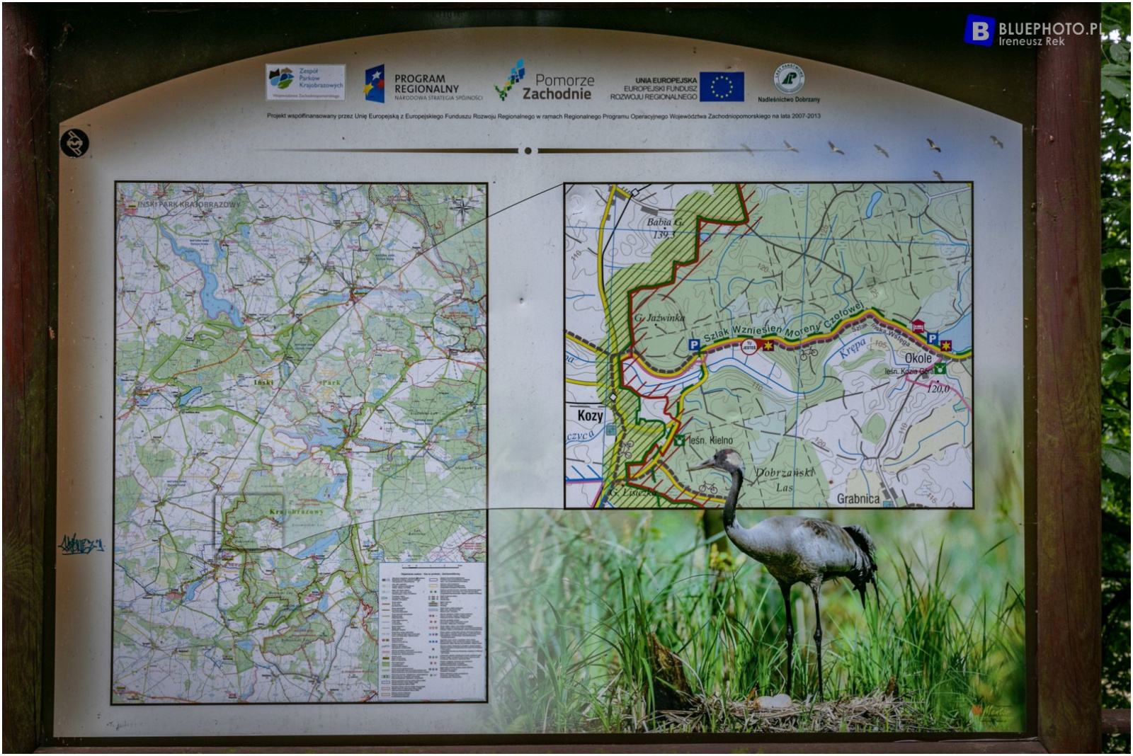 Pomorze zachodnie - trasa GPS - Ciemno-Małkocin
