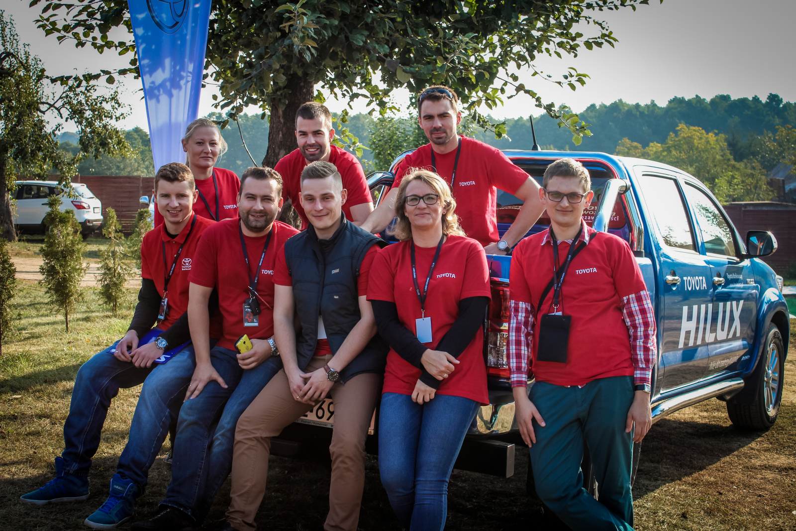 Piknik Toyota Bońkowscy i Toyota Fietz
