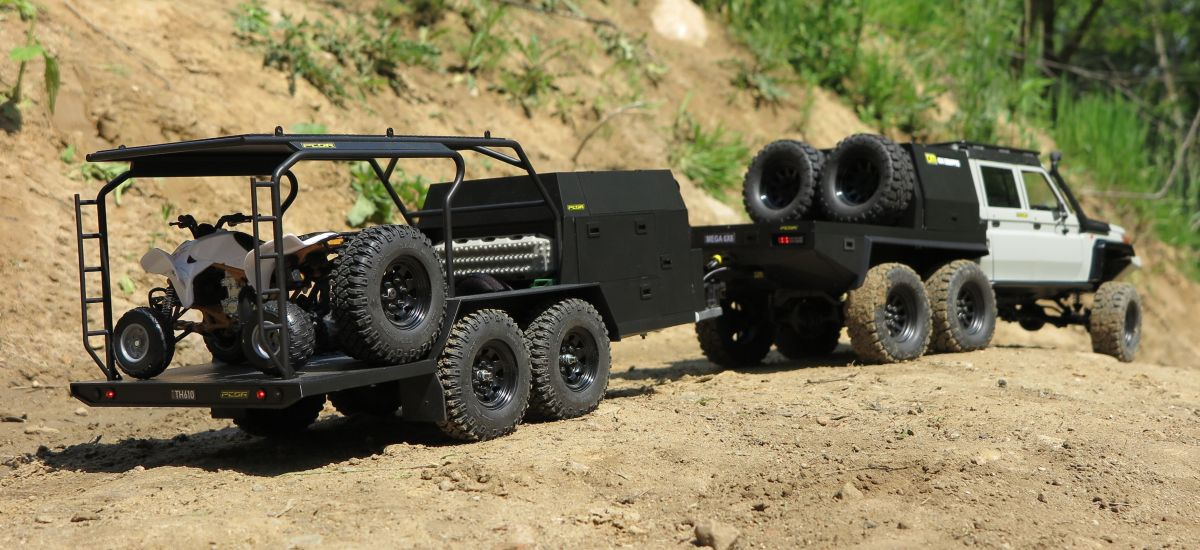 Land Cruiser HZJ79 6x6 w skali 1:10