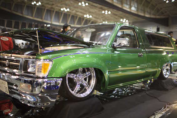 Hilux na targach Mooneyes Japan Show