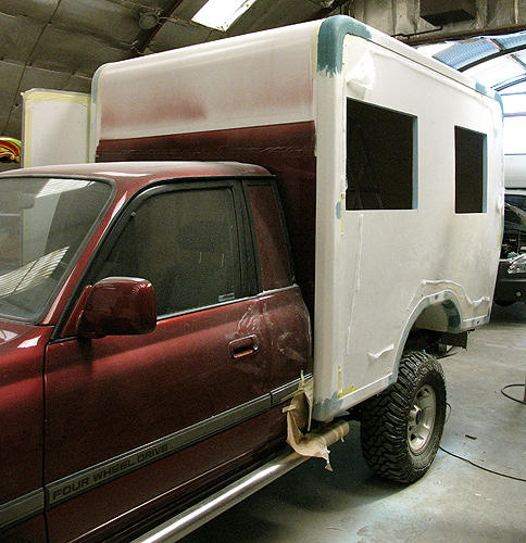 Land Cruiser 80 - kamper - budowa