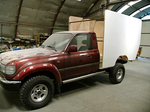 Land Cruiser 80 - kamper - budowa