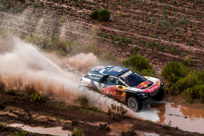 Carlos Sainz w Peugeot 3008 DKR Maxi Rajd Dakar 2018