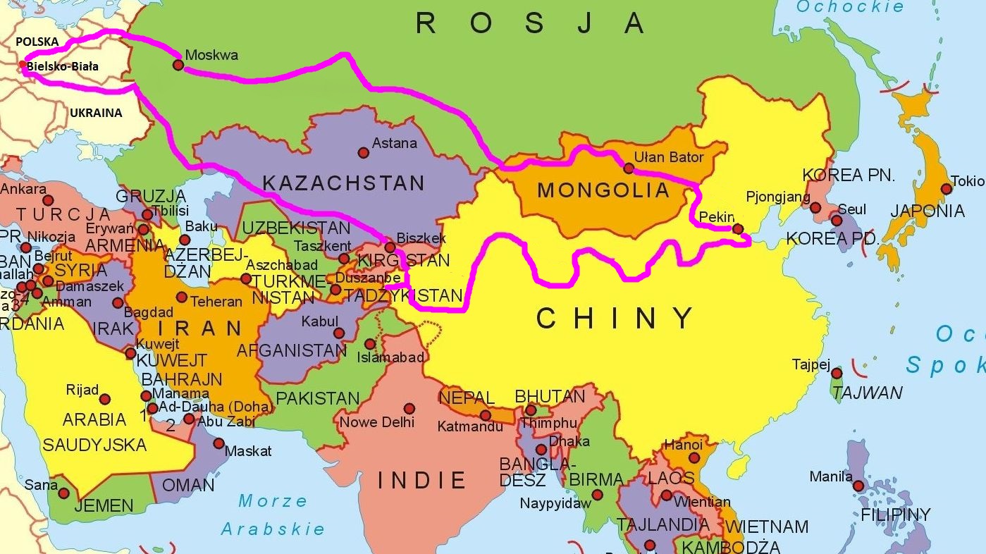 eurazja mapa