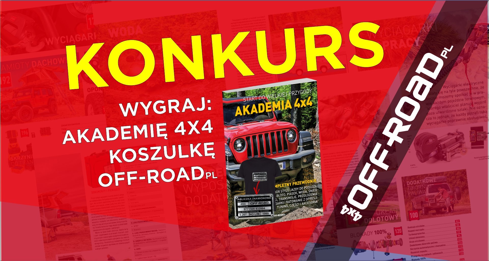 KONKURS - Akademia 4x4 i koszulki od OFF-ROAD.pl za zdjęcie