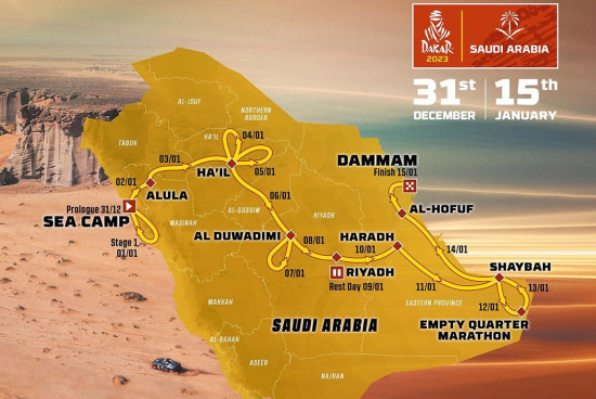 dakar-route-map